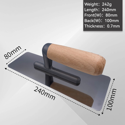 200mm Ατσάλινη Γλυκαντική Τρόουλ ξύλινη λαβή για μακροχρόνια απόδοση