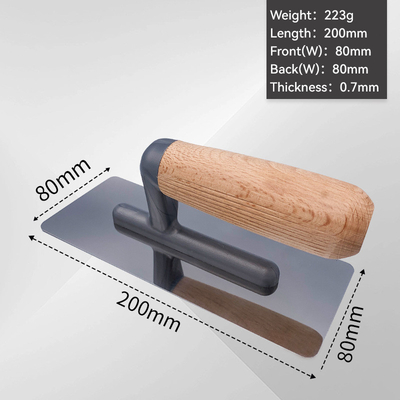 200mm Ατσάλινη Γλυκαντική Τρόουλ ξύλινη λαβή για μακροχρόνια απόδοση