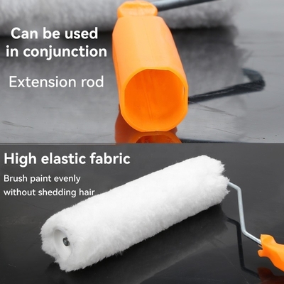 Πλαστικό χειριστήριο PP 4 ιντσών Mini Roller Paint Roller για επαγγελματικά εργαλεία ζωγραφικής τοίχων