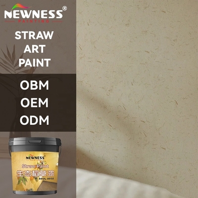 Tio2 MF Custom Natural Pastoral Style Χώμα Άργιλο Άχυρο λάσπη Κίτρινη ζωγραφική τοίχου για πράσινα σπίτια