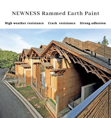 Προσαρμοσμένη State-of-the-Art Straw Mud Rammed Earth Paint με εφαρμογή μαχαίρις batch