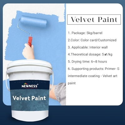 Αναβαθμίστε τους τοίχους σας με ECO Non Oil Liquid Coating Wall Latex Paint και Velvet Art Paint