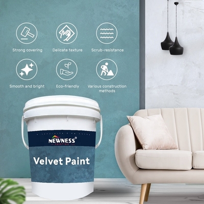 Αναβαθμίστε τους τοίχους σας με ECO Non Oil Liquid Coating Wall Latex Paint και Velvet Art Paint