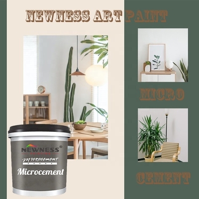 20KG/BUCKET Καφέ μικροσιμέντο επίστρωση γκράφιτι χρώμα ψεκασμού υψηλή γυαλιστερή και ματ φινίρισμα