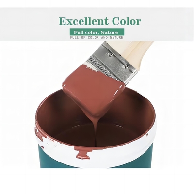 Matt Wood Stain Lacquer εξωτερική τοιχογραφία με ανθεκτική στο καιρό σιδερένια επικάλυψη