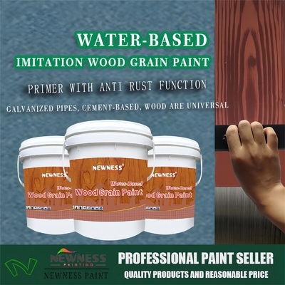 Όγκος 20KG/BUCKET Matt Wood Grain Powder Coating Paint για την επίδραση ξύλου αλουμινίου
