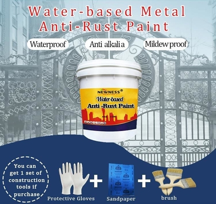 20KG/BUCKET Σιδηροκόκκινη βαφή μετατροπής νανοπροπαρασκευαστικού με βάση το νερό για την πρόληψη της σκουριάς