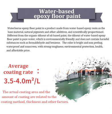 Λάμψη επιπέδων 2K δι-συστατικού Epoxy AB κόλλα για επίστρωση δαπέδων MF Tio2