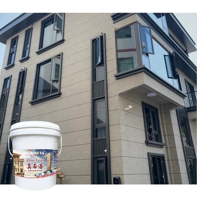 Εξωτερικό τοίχος Fleck Stone Spray Paint Stone Color Paint για 250 ώρες αντοχή στην γήρανση