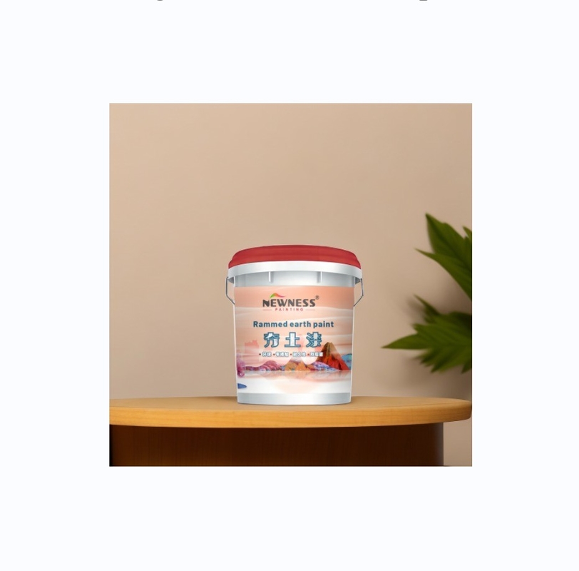 Πολιτεία Powder Coating Custom Natural Pastoral Style Χώρος Άργιλο Άχυρο λάσπη Τέχνη τοίχου
