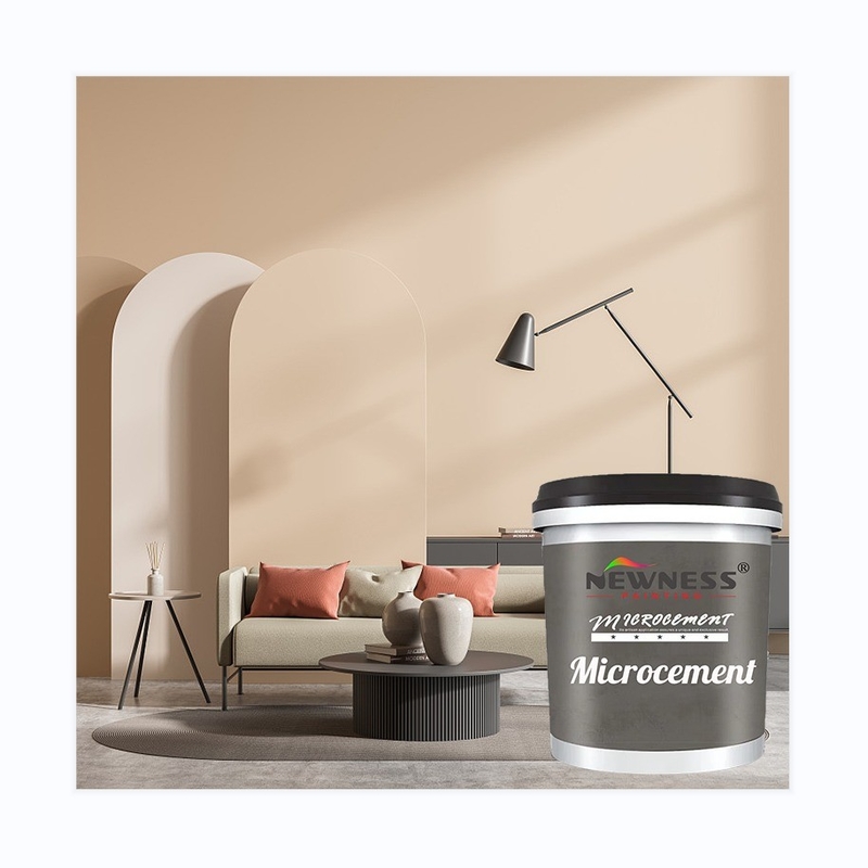 20KG/BUCKET Όγκος Σιλικωτικού Ακρυλικού Λάτεξ υγρού μικροσιμέντου Πίνακας για εσωτερικούς τοίχους